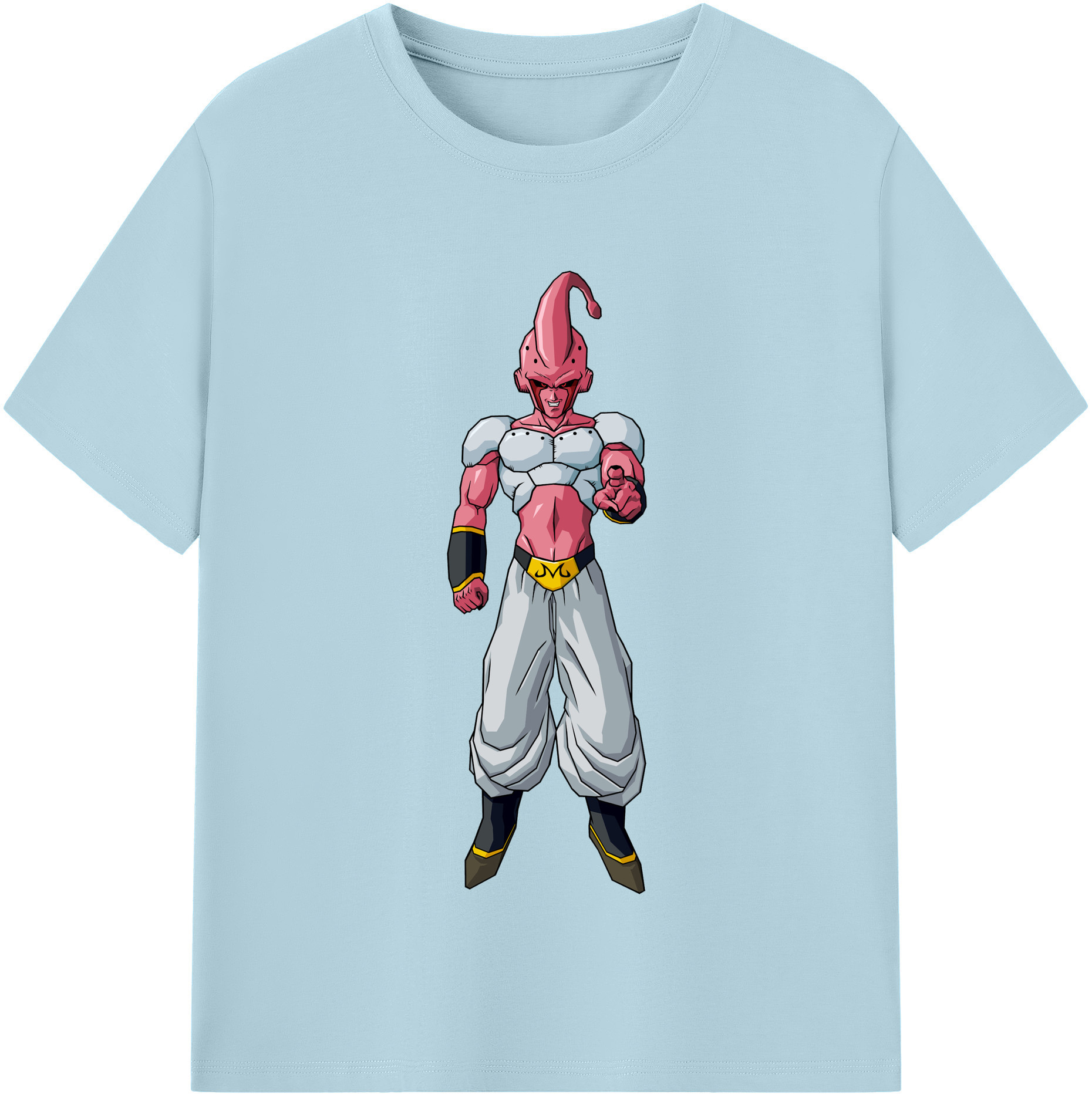 （画像用） ドラゴンボール 魔人ブウ DRAGON BALL Majin Buu 綿100％半袖Tシャツ（フロントプリント）